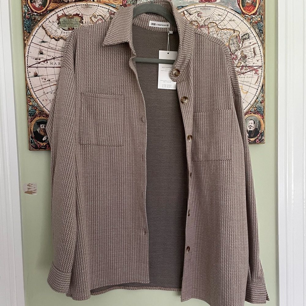12th Tribe‎ Houndstooth Shacket